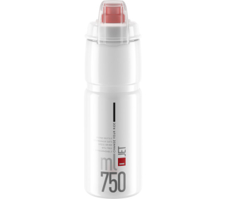 ELITE láhev JET PLUS 22' čirá/červené logo, 750 ml