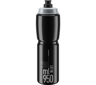 ELITE láhev JET 22' černá/šedé logo, 950 ml