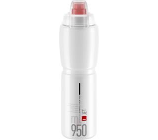 ELITE láhev JET PLUS 22' čirá/červené logo, 950 ml