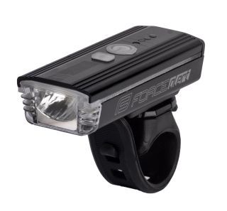 světlo přední FORCE ALERT 350LM USB, černé