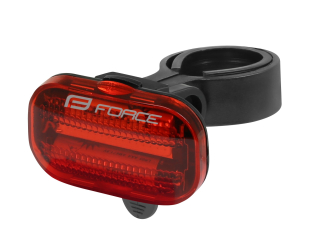 blikačka zadní FORCE BASIC LED 16LM +baterie