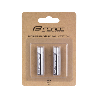baterie FORCE mikrotužkové AAA / 1,5V 1 x 2 ks