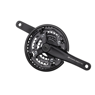 kliky FORCE EIGHT3.1 Al 42/32/22z 175mm,černé
