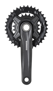 kliky MTB FCMT210 36/22 černé 170 integrovaná osa