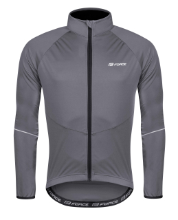 bunda FORCE ARROW softshell, šedá XS