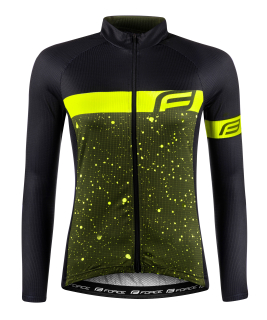 dres FORCE SPRAY LADY dlouhý rukáv, army-fluo L