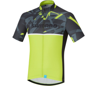 SHIMANO TEAM dres, žlutá, M