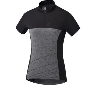 SHIMANO dámský TRAIL dres, raven, L