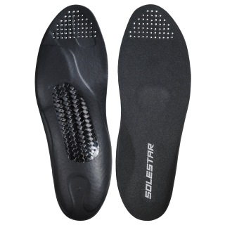 vložky treter SOLESTAR BLK, karbonové, černé 41