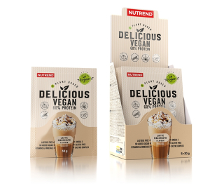 DELICIOUS VEGAN PROTEIN 5x30 g latte macchiato