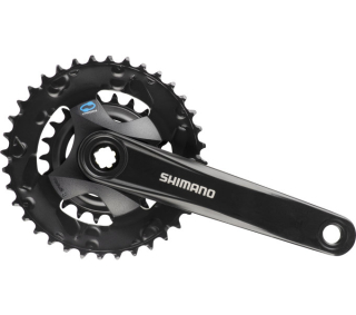 SHIMANO kliky ALTUS FC-M315 4hran 2x7/8 170 mm 36x22z černé bez krytu bal