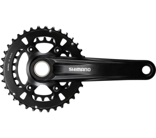 SHIMANO kliky DEORE FC-MT610-2 integr.klika 2x12 175 mm 36x26z černá bez misek bal