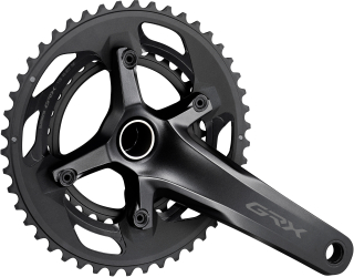 SHIMANO kliky GRX FC-RX600-11 integr.klika 2x11 165 mm 46x30z bez BB misek bal