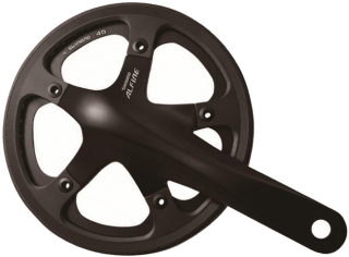 SHIMANO kliky ALFINE FC-S501 integr.klika 1x8 170 mm 39z černé +BB misky + single kryt bal