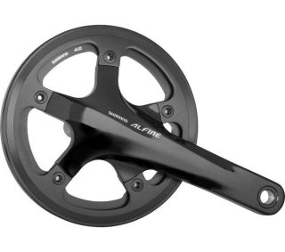 SHIMANO kliky ALFINE FC-S501 integr.klika 1x8 170 mm 42z černé +BB misky + double kryt bal
