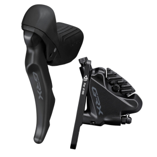 SHIMANO kot brzd-set GRX BR-RX400-KIT přední/ST-RX610(L) FLAT MOUNT polymer+chladič SMBH90/1000mm pr