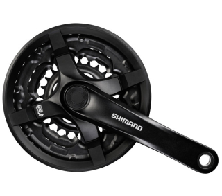 SHIMANO kliky TOURNEY FC-TY501 4hran 3x6/7/8 170mm 42x34x24z s krytem černé