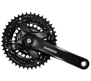 SHIMANO kliky TOURNEY FC-TY501 4hran 3x6/7/8 170mm 42x34x24z bez krytu černé
