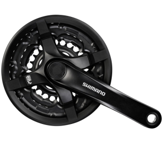 SHIMANO kliky TOURNEY FC-TY501 4hran 3x6/7/8 175 mm 42x34x24z s krytem černé