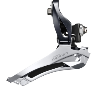 SHIMANO přesmykač SORA FD-R3000 pro 2x9 navářka Down Swing/61-66 pro 46-52z max 16z kapac