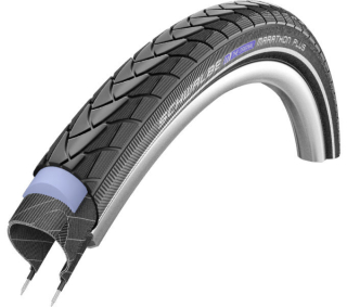 SCHWALBE plášť MARATHON PLUS, 35-349, 16 x 1.35, SmartGuard, Endurance, 310 g, černá-reflex