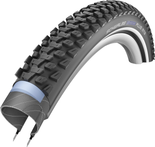 SCHWALBE plášť MARATHON PLUS MTB, 54-584, 27.5 x 2.10, SmartGuard, Dual, 1.200 g, černá-reflexní
