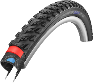 SCHWALBE plášť MARATHON GT, 50-559, 26 x 2.00, DualGuard, Four Season, 990 g, černá-reflexní