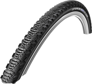 SCHWALBE plášť CX COMP, 35-622, 28 x 1.35, K-Guard , SBC, 480 g, černá-reflexní