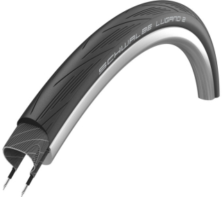 SCHWALBE plášť LUGANO, 25-622, 28 x 1.00, Reinforced, Silica, 490 g, černá