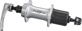 SHIMANO nába zadní TIAGRA FH-RS400 pro ráfkovou brzdu 10/11 rychl 32 děr RU: 168 mm stříbrná