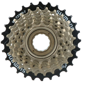 SHIMANO šroubovací vícekolečko TOURNEY MF-TZ500 7 rychl MTB 14 - 28 z. bez krytu pastorků