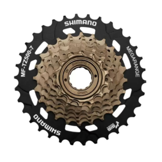 SHIMANO šroubovací vícekolečko TOURNEY MF-TZ500 7 rychl MTB 14 - 34 z. bez krytu pastorků bal
