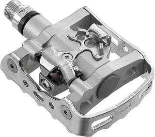 SHIMANO pedály MTB ostatní PD-M324 SPD zarážky SM-SH56 bez odrazek stříbrné
