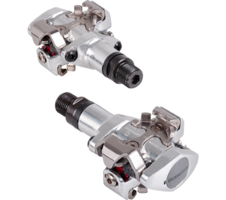 SHIMANO pedály MTB ostatní PD-M505 SPD zarážky SM-SH51 bez odrazek stříbrné