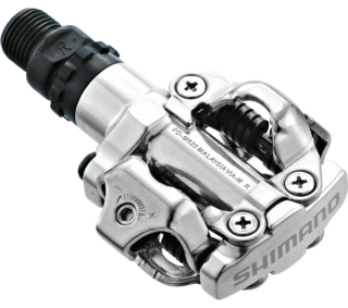SHIMANO pedály MTB ostatní PD-M520 SPD zarážky SM-SH51 bez odrazek stříbrné
