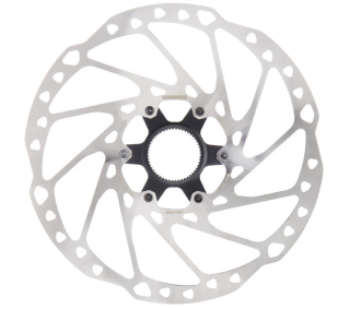 SHIMANO brzdový kotouč DEORE SM-RT64 center lock 203 mm + lock ring bal