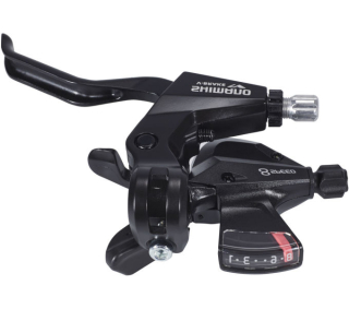 SHIMANO řad/brzd. páka ALTUS ST-M310 MTB/trek pro V-brzdy pravá 8 rychl černá 2 prstá bal