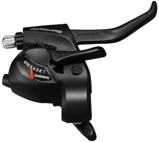 SHIMANO řad/brzd. páka TOURNEY ST-TX800 MTB/trek pro V-brzdy pravá 8 rychl 2 prstá černá