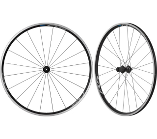 SHIMANO zapl kola Sil ostatní WH-RS100 pro ráfkovou brzdu plášť 10/11 r RU:F-133mm/R-163mm černé pár