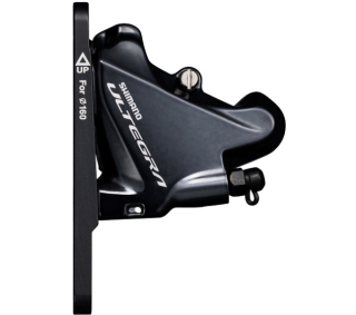 SHIMANO brzda silniční ULTEGRA BR-R8070 kotouč přední flat mount polymer L02A+chaldič pro 140/160 RT