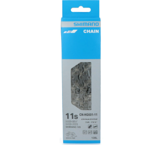 SHIMANO řetěz MTB/Sil/E-bike-ostatní CN-HG601 11rychl 138čl. s rychlospojkou . bal