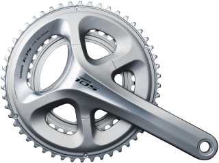 SHIMANO kliky 105 FC-5800 integr.klika 2x11 175 mm 53x39z stříbrná bez BB misek bal