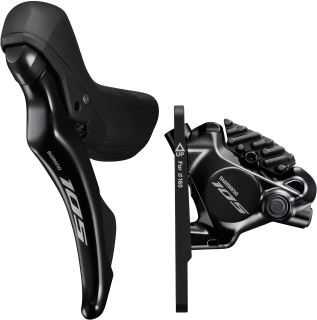 SHIMANO kot brzd-set 105 BR-R7170/ST-R7120 přední BR/levá ST FLAT MOUNT polymer+chladič SMBH90/1000m