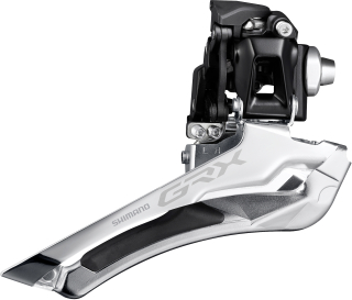 SHIMANO přesmykač GRX FD-RX400 pro 2x10 navářka Down Swing/61-66 pro 46z max 16z kapac bal
