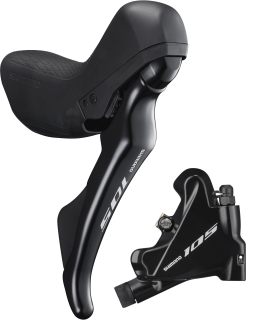 SHIMANO kot brzd-set 105 BR-R7070-KIT zadní/ST-R7020(J-kit) FLAT MOUNT polymer+chladič SMBH90/1700mm