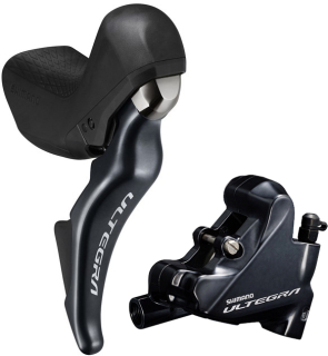 SHIMANO kot brzd-set ULTEGRA BR-R8025-KIT zadní/ST-R8025(J-kit) FLAT MOUNT polymer+chladič SMBH90/17