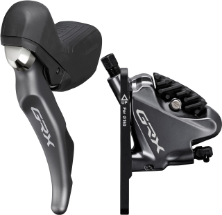 SHIMANO kot brzd-set GRX BR-RX810-KIT přední/ST-RX810(J-kit) FLAT MOUNT polymer+chladič SMBH90/1000m
