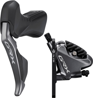 SHIMANO kot brzd-set GRX Di2 BR-RX815-KIT přední/ST-RX815 Di2 (J-kit) FLAT MOUNT polymer+chladič SMB