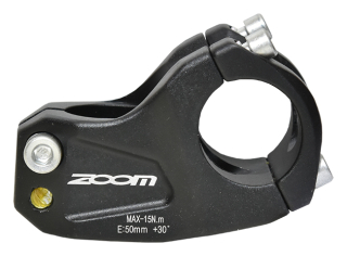 představec ZOOM TDS-D408 31,8/50mm 30° černý BMX