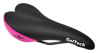 sedlo MRX VL-2071-GEL černo-růžové